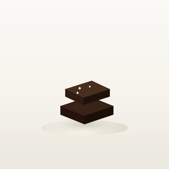 Belgian Fudge Brownies (6 pcs)